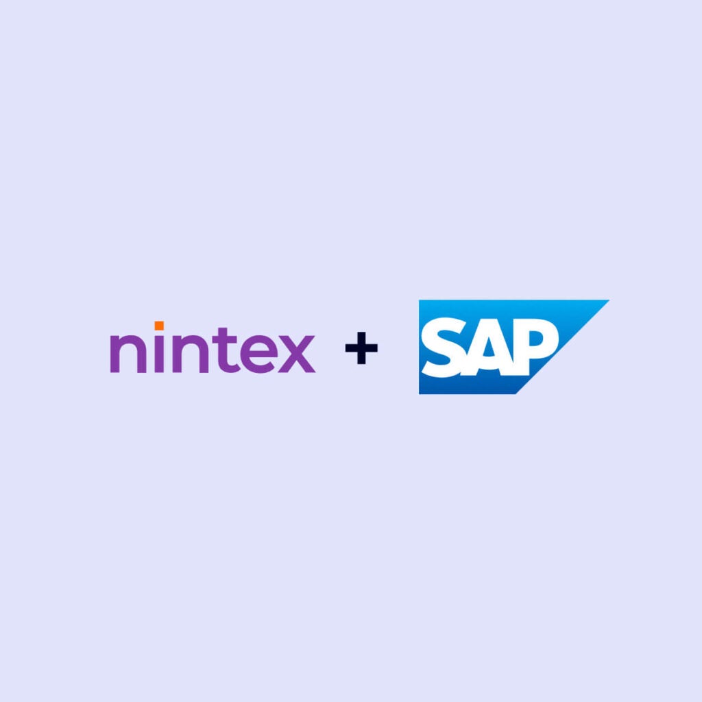 Nintex and SAP partnership.